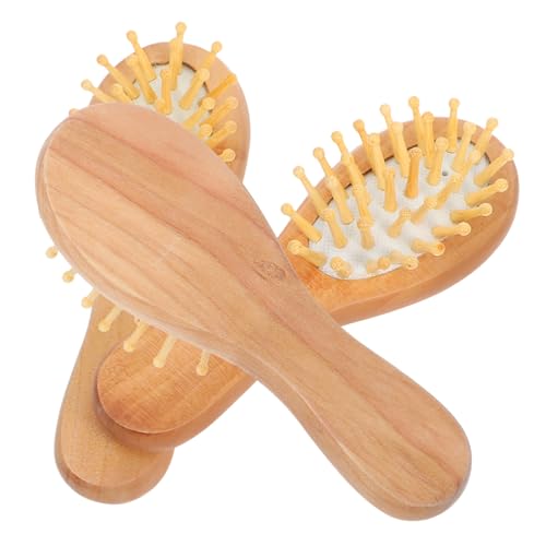 Homoyoyo Haar Kamm Airbag Massagekamm Holz Mehrzweck Kämme Kissen Tragbare Mini Pflege Glatt Glänzend Durchblutung Wachsen von Homoyoyo