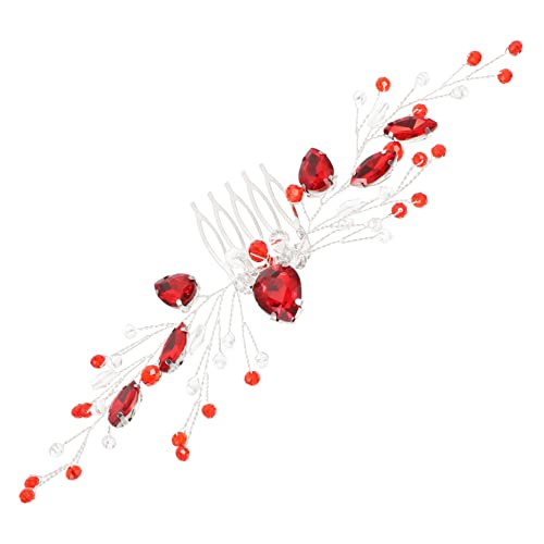 Homoyoyo Haarkamm für Damen Große Haarklammer mit Strass Dekorative Haarspange für Hochzeiten Brautschmuck Haaraccessoire für Mädchen und Leicht und Kompakt von Homoyoyo