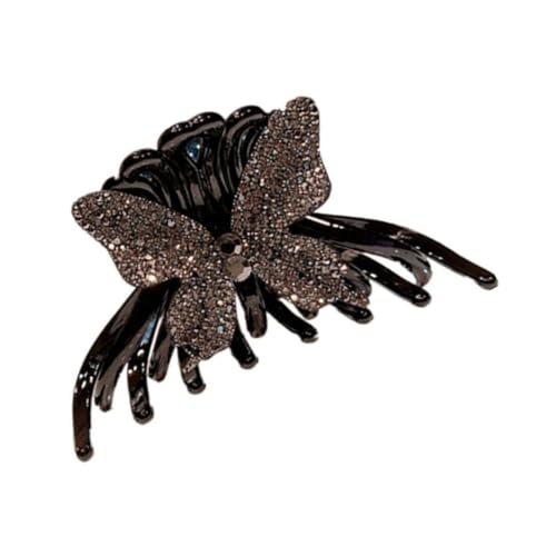 Homoyoyo Haarklammer mit Schleifen Design Haarkralle für Damen und Mädchen Strapazierfähiger Haarclip Schonend für Dickes und Lockiges Haar Modisches Accessoire für Alltag und Make Up von Homoyoyo