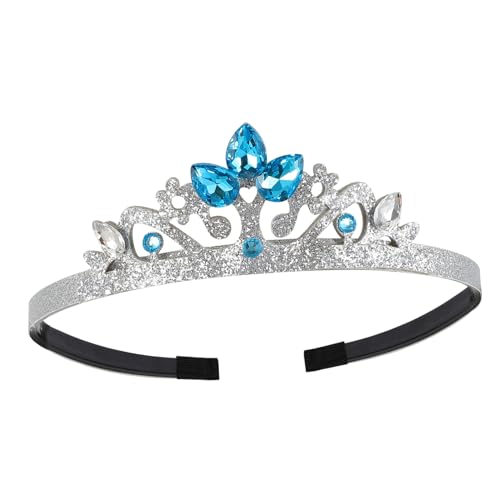 Homoyoyo Haarreif mit Funkelnden Schneeflocken Strass Leichtes Haarschmuck für Mädchen Party Hochzeit Geburtstagsfeier Eleganter Kopfschmuck für Festliche Anlässe von Homoyoyo