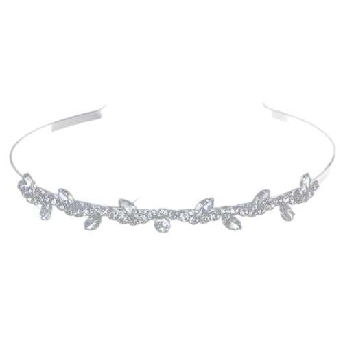 Homoyoyo Haarreif mit funkelnder Krone Verstellbares Mädchen Stirnband Funkelnder Haarschmuck für Festliche Anlässe Geburtstagsfeiern Blumenmädchen und Fotoshootings von Homoyoyo