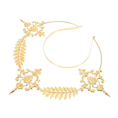 Homoyoyo Haarschmuck Retro Haarreif mit Heiligenschein Design Eleganter Brautschmuck für Vintage Hochzeiten Handgefertigtes Stirnband als Foto Requisite für Damen von Homoyoyo