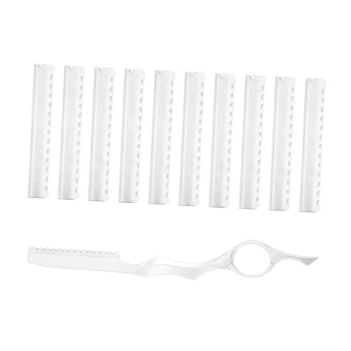 Homoyoyo Haarschneide rasiermesser mit Wechselklingen Scharfes Razor für Präzises Haare Ausdünnen Professioneller und Heimgebrauch Langlebiges Haartrimmer Werkzeug von Homoyoyo