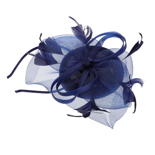 Homoyoyo Haarspange Süße Trendige Hüte Für Frauen Kopfbedeckung Damen Sonnenhüte Mini Teeparty Hüte Zylinder Hochzeitsgaze Hut Kopfbedeckung Für Hochzeiten Nacktes Party von Homoyoyo