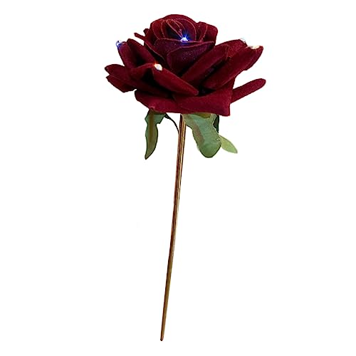 Homoyoyo Haarstab mit Roten Wasserdiamanten für Hochzeiten Brautschmuck Dekorative Haarspange Haar Styling Tool für Brautfrisuren von Homoyoyo