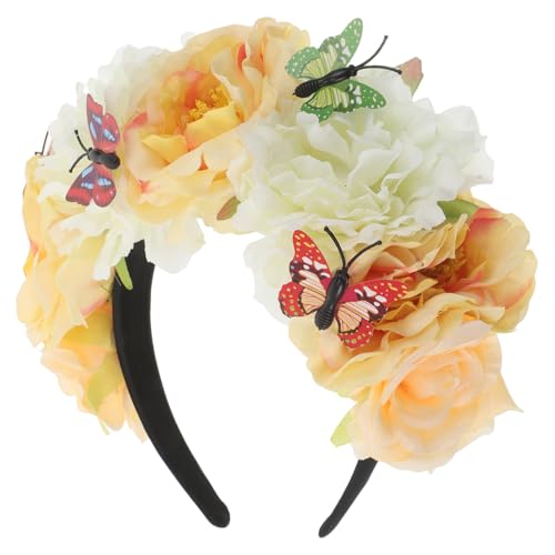 Homoyoyo Halloween Blumen Stirnband: Boho Schmetterling Blumenkrone Stirnband - Dekoratives Kopfstück Im Mexikanischen Stil Für Themenpartys Homoyoyo Halloween Blumen Stirnband: Boho Schmetterling Blumenkrone Stirnband - Dekoratives Kopfstück Im Mexikanischen Stil Für Themenpartys von Homoyoyo