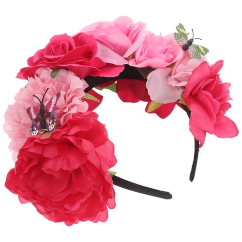 Homoyoyo Halloween Blumen Stirnband: Boho Schmetterling Blumenkrone Stirnband - Dekoratives Kopfstück Im Mexikanischen Stil Für Themenpartys Homoyoyo Halloween Blumen Stirnband: Boho Schmetterling Blumenkrone Stirnband - Dekoratives Kopfstück Im Mexikanischen Stil Für Themenpartys von Homoyoyo