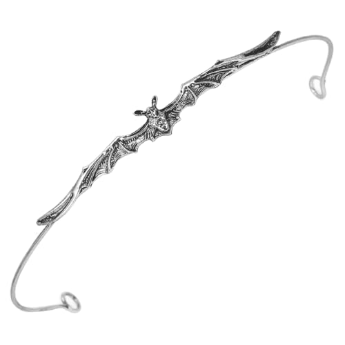 Homoyoyo Halloween Fledermaus Haarreif aus Metall Verstellbar Komfortabel Langlebig für Karneval Cosplay und Partys Passt Meisten Origineller Haarschmuck für Festival und Alltag von Homoyoyo