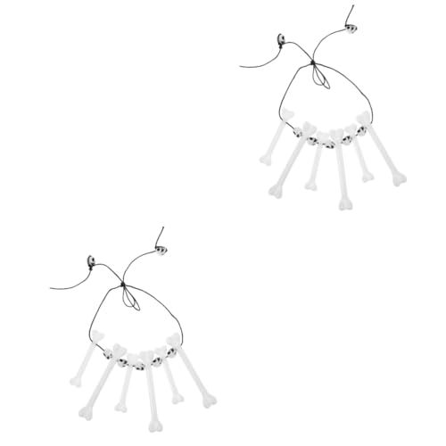 Homoyoyo Halloween Knochen Halskette Für Frauen – Stylischer Choker Für Halloween-Partys - Dekorativer Halsreif Hochwertigem Material Gruselige Outfits Und Festliche von Homoyoyo