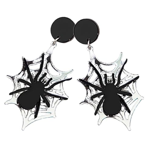 Homoyoyo Halloween Ohrringe Gothic Spinnen Ohrstecker Damen Statement Ohrschmuck Leicht Kleiner Studs Für Alltag Festliche Dekoration von Homoyoyo