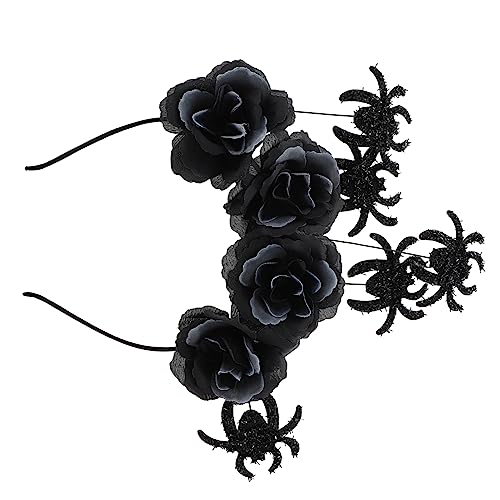 Homoyoyo Halloween Spinnen Haarreifen Dekorative Kopfbedeckung für Kostümpartys Cosplay und Festlichkeiten Schwarz für Einen Unvergesslichen Look von Homoyoyo