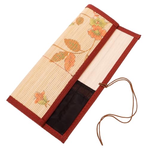 Homoyoyo Handgefertigte Bambus Pinsel Rolltasche mit Leinwand Langlebige Kalligraphie Stifte Aufbewahrung Große Kapazität Pencil Roll Up Case für Künstler und Studenten Homoyoyo Handgefertigte Bambus Pinsel Rolltasche mit Leinwand Langlebige Kalligraphie Stifte Aufbewahrung Große Kapazität Pencil Roll Up Case für Künstler und Studenten von Homoyoyo