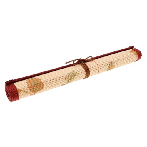 Homoyoyo Handgefertigte Bambus Pinselrolle mit Leinwand Langlebige Stifterolle für Pinsel und Stifte Große Kapazität Praktisch zum Aufrollen als für Kunstliebhaber und Studenten Homoyoyo Handgefertigte Bambus Pinselrolle mit Leinwand Langlebige Stifterolle für Pinsel und Stifte Große Kapazität Praktisch zum Aufrollen als für Kunstliebhaber und Studenten von Homoyoyo