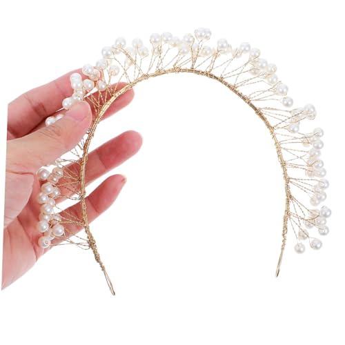 Homoyoyo Handgefertigtes Haarband mit Strass für Braut Damen Weiches Ketten Design Eleganter Haarschmuck für Hochzeit Aufführungen und Besondere Anlässe Komfortabel und Auffallend von Homoyoyo