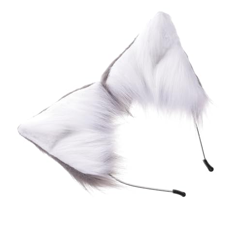 Homoyoyo Tierohren Haarband Aus Plüsch Metal Headband Für Mottopartys Cosplay Und Feste Süße Tierohren Kopfbedeckung Für Mädchen Und Frauen Einzigartiges Party-zubehör von Homoyoyo