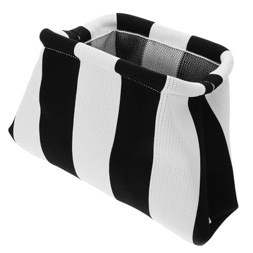 Homoyoyo Schminktasche Für Damen Reise-Kosmetiktasche Mit Gestreifter Make-up-Aufbewahrungstasche Aus Robustem Material Leicht Und Tragbar Für Unterwegs von Homoyoyo