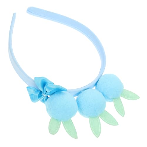 Homoyoyo Hasenbommel Stirnband Mit Hasenohren Blumenmuster Für Teenager Frauen Party Cosplay Haar Styling Zubehör von Homoyoyo