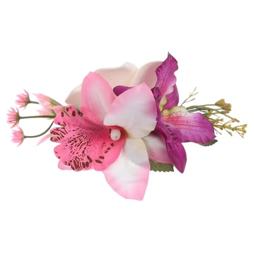 Homoyoyo Hawaii-haarschmuck Sommer-accessoires Mit Künstlichen Blumen-haarnadeln Hawaii-blumen-haarspangen Für Mädchen Tropischer Haarschmuck Für Luau Beach Party von Homoyoyo
