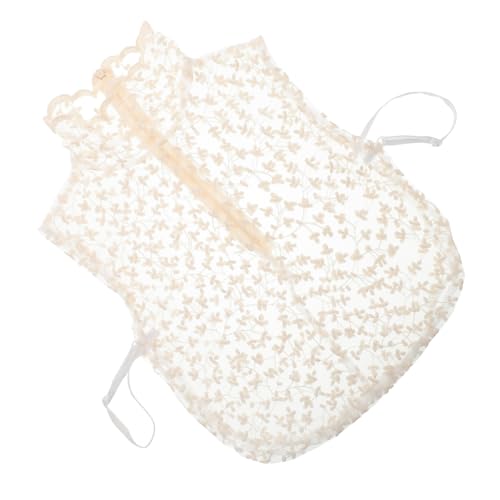 Homoyoyo Hemd mit falschem Kragen halskette Damen hoher Fake-Kragen gefälschte abnehmbarer gefälschter Kragen Mesh-Fake-Kragen falscher Hemdkragen Baumwolle Weiß von Homoyoyo