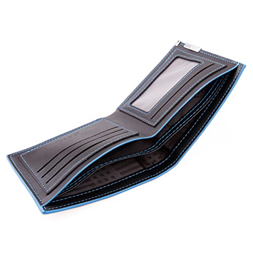 Homoyoyo Billfold Multifunktionale Geldbörse Für Herren Weiches Pu-Leder RFID-Schutz Viele Fächer Für Karten Und Münzen Elegantes Design Für Jeden Anlass von Homoyoyo