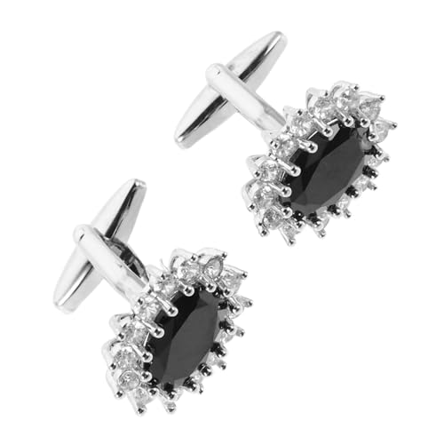 Homoyoyo Herren Smoking Strass Manschettenknöpfe - Hemd Manschettenknöpfe Einzigartige Business Bräutigam Hochzeit Stilvolle Anzug Accessoires Für Hochzeiten Abschlussfeiern Und von Homoyoyo