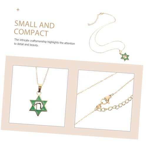 Homoyoyo Sechseckige Sternornamente Halskette Hexagramm-anhänger Aus Edelstahl Zierliche Kette Mit Anhänger Für Damen Modische Accessoires von Homoyoyo