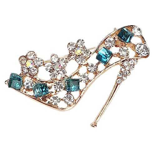 Homoyoyo High-heel-brosche Mit Strass Für Damen Anstecknadel Zum Tragen Kleidung Schals Und Taschen Aus Legierung Gefertigt Robust Und Glitzernd von Homoyoyo