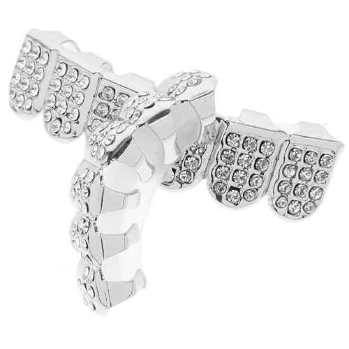 Homoyoyo Falsche Grills Für Zähne Aus Metall Für Hip Hop Partys Cosplay Und Auftritte Dekorative Mit Perfektem Sitz von Homoyoyo