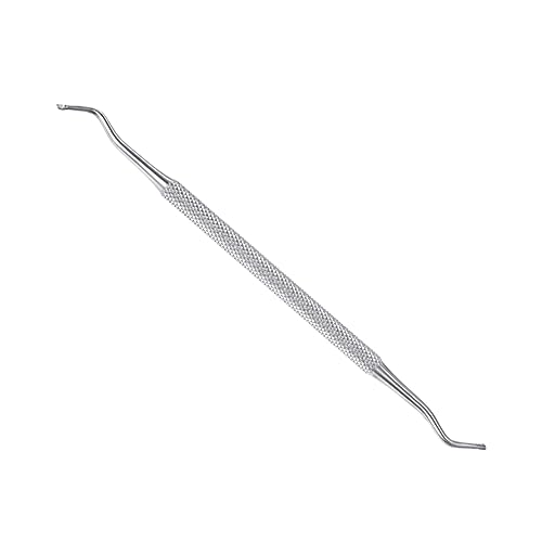 Homoyoyo Hochwertiger Nagelhautschieber für Männer und Cuticle Spoon Pusher Remover Tool für Nagelpflege und Maniküre mit Zwei Glatten Köpfen und Tragbarem Design von Homoyoyo