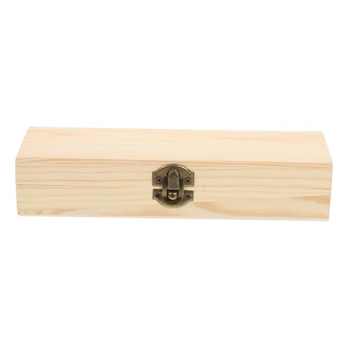 Homoyoyo Holz Stiftebox Aufbewahrungsbox mit Großer Kapazität Langlebig Kratzfest Multifunktional für Büro Schule Zuhause Leicht Tragbar Schlichtes Design von Homoyoyo