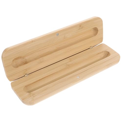 Homoyoyo Holz Stiftebox Einzel Stift Aufbewahrungsbox Feine Verarbeitung Geschenkverpackung für Schüler und Freunde von Homoyoyo