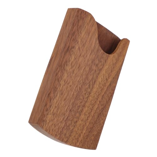 Homoyoyo Holz Visitenkartenetui aus Massivem Holz Tragbarer Kartenhalter für Büro und Reise Robustes und Leichtes Kartenetui zum Sicheren Aufbewahren von Visitenkarten Stilvoller Organizer von Homoyoyo