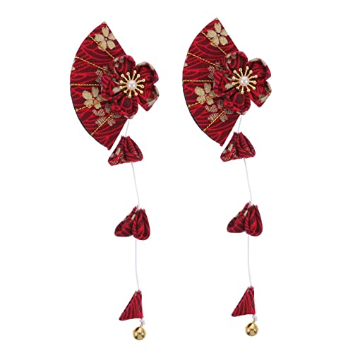 Homoyoyo Haarnadel Im Japanischen Stil Mit Quaste Haarschmuck Aus Hochwertigem Stoff Und Zinklegierung Langlebig Und Leicht Für Frauen von Homoyoyo