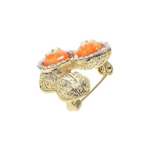 Homoyoyo Kaki Brosche Stellnadel Brosche in Fruchtform Jacken Brosche Erdnussschmuck Cardigan Clip Gewandkragennadel Taschen Stift Kristall Brosche Kaki-brosche Zinklegierung Orange Homoyoyo Kaki Brosche Stellnadel Brosche in Fruchtform Jacken Brosche Erdnussschmuck Cardigan Clip Gewandkragennadel Taschen Stift Kristall Brosche Kaki-brosche Zinklegierung Orange von Homoyoyo