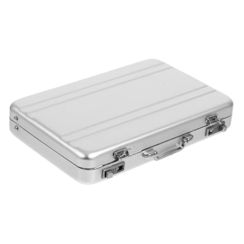 Homoyoyo Kartenbox aus Dickem Aluminiumlegierung Robuste und Tragbare Visitenkartenhalter Große Kapazität mit Sicheren Steckplätzen Widerstandsfähig gegen Stöße und Kratzer für von Homoyoyo