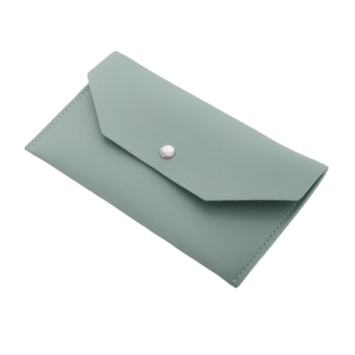 Homoyoyo Kartenhalter Flache Geldbörsen Für Frauen Geldbörse Für Damen Geldbörse Damen Klein Dünne Geldbörse Für Frauen Geldbörse Weiblich Münztasche Münzbaus Pu Light Green von Homoyoyo