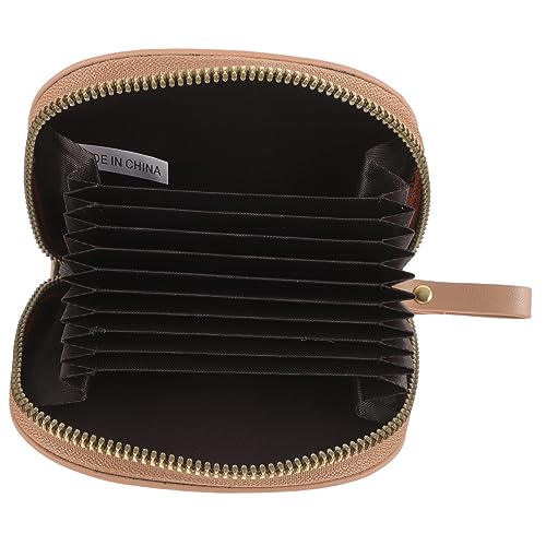 Homoyoyo Kartentasche Münzgeldbörse Damen Geldbörse Minimalistisch Schlank Mädchen Klein Damen Mädchen Geldbörse Reißverschluss Clutch Geldbörse Kartenhalter Reißverschluss Geldbörse Leder von Homoyoyo