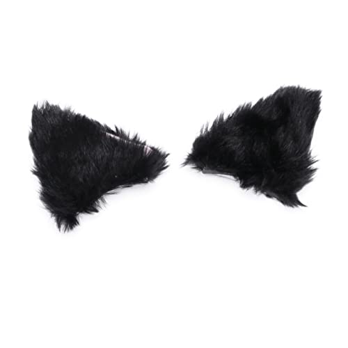 Homoyoyo Katzenohren Haarclip Vielseitig Für Cosplay Halloween Und Festlichkeiten Leicht Zu Befestigen Accessoire Für Familienfotos von Homoyoyo