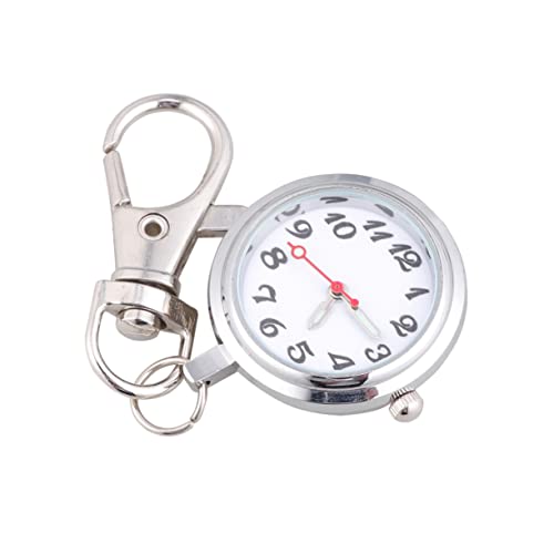 Homoyoyo Keychain Pocket Watch Mit Großem Ziffernblatt Quarz-Uhr Für Leuchtende Für Erwachsene Und Mädchen Praktische Tragbarkeit Für Alltag von Homoyoyo