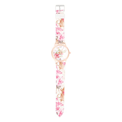 Homoyoyo Stylische Silikon-Armbanduhr Für Damen Komfortable Tragbare Quarz-Uhr Mit Buntem Blumenmuster Für Alltag Schule Und Freizeit Accessoire Für Frauen Und Mädchen Homoyoyo Stylische Silikon-Armbanduhr Für Damen Komfortable Tragbare Quarz-Uhr Mit Buntem Blumenmuster Für Alltag Schule Und Freizeit Accessoire Für Frauen Und Mädchen von Homoyoyo