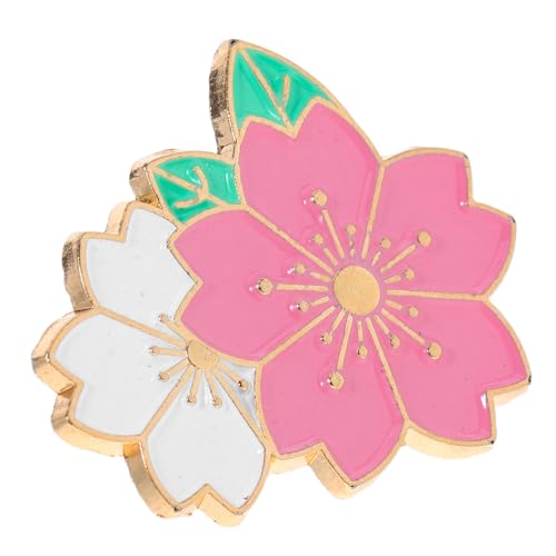 Homoyoyo Kirschblütenbrosche Japanische Partygeschenke Positive Emaille Anstecker Mädchen Broschen Cartoon Anstecker Emaille er Für Rucksäcke Blumenbrosche er von Homoyoyo