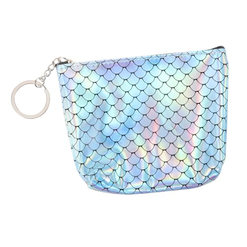 Homoyoyo Kleine Geldbörse Damen Kurze PU Clutch mit Reißverschluss Kreatives Design für Studenten Berufstätige Multifunktionale Karten Münztasche von Homoyoyo