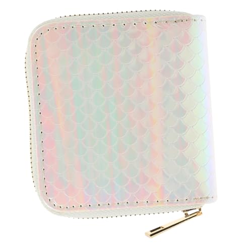 Homoyoyo Kleine Lustige Geldbörse PU Kartenhalter mit Reißverschluss Große Kapazität für Frauen Praktische Handtasche für Unterwegs von Homoyoyo