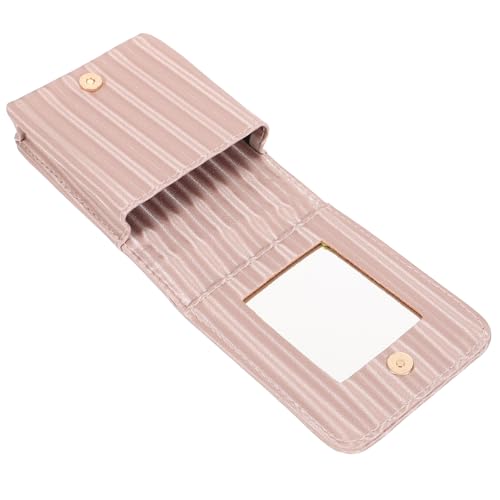Homoyoyo Mini Lippenstift Aufbewahrungstasche Mit Spiegel Für Handtasche Tragbare Kosmetiktasche Für Damen Für Reisen Und Schnelle Makeup-korrekturen Homoyoyo Mini Lippenstift Aufbewahrungstasche Mit Spiegel Für Handtasche Tragbare Kosmetiktasche Für Damen Für Reisen Und Schnelle Makeup-korrekturen von Homoyoyo