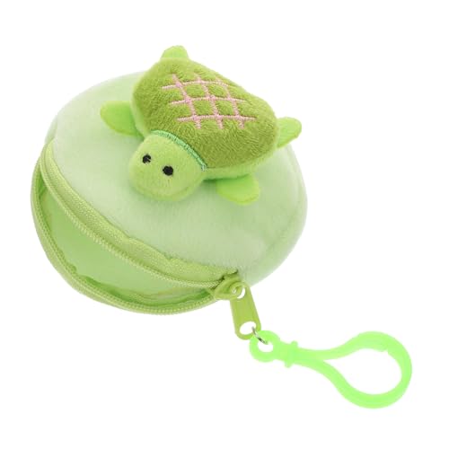 Homoyoyo Geldbörse Mit Schildkröten-Design Für Damen Klein Aus Plüsch Quetschgeldbörse Lustige Studententasche Schlüsselanhänger Grün Homoyoyo Geldbörse Mit Schildkröten-Design Für Damen Klein Aus Plüsch Quetschgeldbörse Lustige Studententasche Schlüsselanhänger Grün von Homoyoyo
