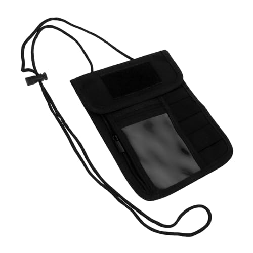 Homoyoyo Kleine Taktische Reisepasshülle mit Verstellbarem Nackenband Wasserabweisend Multifunktionale Karten und Geldbörse für für Reisen und Outdoor Einsätze Robustes Material Schwarz Homoyoyo Kleine Taktische Reisepasshülle mit Verstellbarem Nackenband Wasserabweisend Multifunktionale Karten und Geldbörse für für Reisen und Outdoor Einsätze Robustes Material Schwarz von Homoyoyo