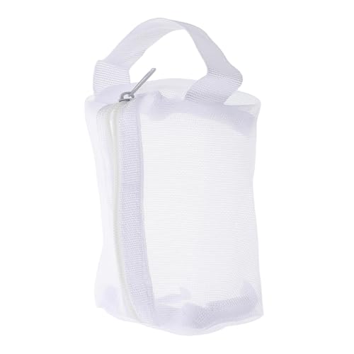 Homoyoyo Kleiner Kosmetiktasche Aus Atmungsaktivem Netzstoff Tragbare Reißverschlusstasche Für Make up Und Lippenstifte Stilvolle Organizer Tasche Für Damen Weiße Netz Aufbewahrung Für von Homoyoyo