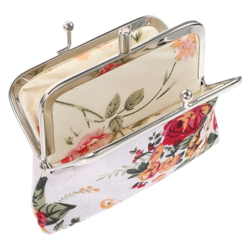 Homoyoyo Kleines Münzgeldbörse Mit Blumenmuster Weiche Handtaschen Für Halter Damen Designerhandtaschen Für Frauen Clutch Tasche Damengeldbörsen Und Handtaschen Schmale Münzbörse Für von Homoyoyo