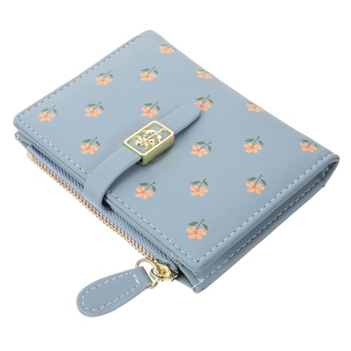 Homoyoyo Kleine Geldbörse Damen Tragbar Kompakte Geldbörse Mit Reißverschluss Praktische Damengeldbörse Für Kleingeld Und Karten von Homoyoyo