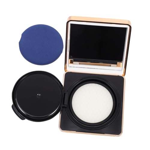 Homoyoyo Kompakte Make-up-puderbox Mit Schwämmchen Leere Creme-hülle Mit Spiegel Für Reisen Und Schönheitssalons Luftdicht Für Diy-foundation-kissen Dekorativ Und Praktisch von Homoyoyo